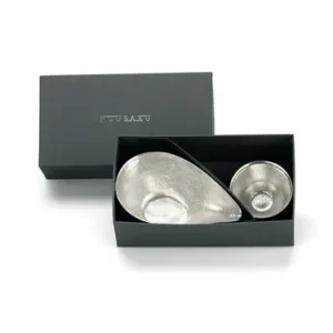 能作 Nousaku片口呑錫酒杯套裝