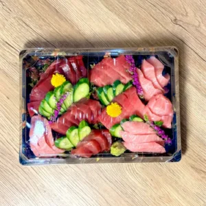 長崎/靜岡養殖場直送新鮮藍鰭吞拿魚刺身(大中拖羅赤身) 1盆約500g